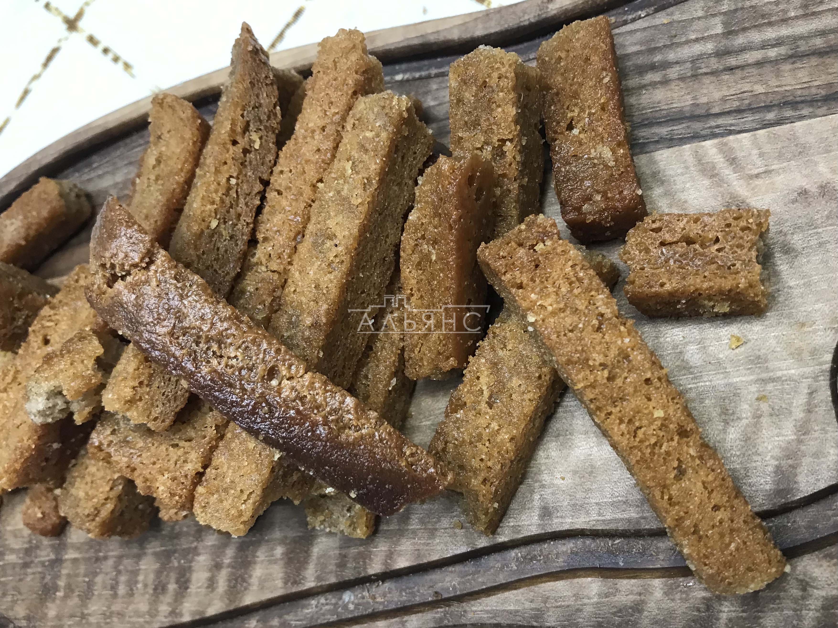 Деревенские гренки с чесноком в Дубне