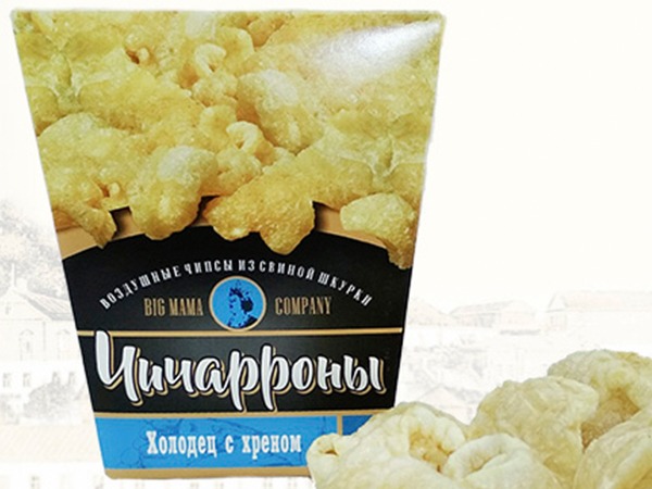 Чичарроны со вкусом холодца и хрена в Дубне