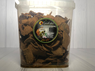 Сурские гренки Томат спайси (100 гр): Ведро Ржаные гренки с малосольным огурчиком