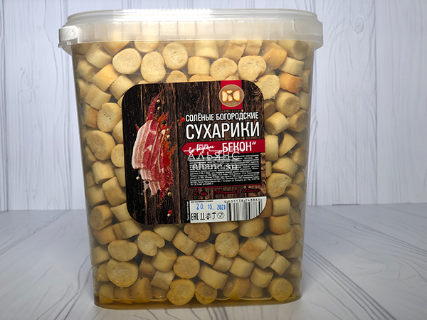 Сухарики с беконом в Дубне