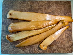 Сом кольцо горячего копчения: Кальмар палочки х/к