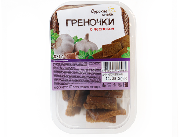 Сурские гренки с Чесноком (100 гр) в Дубне