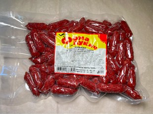 Рыба горячего копчения: Колбаски ФОМА ЛУКИЧ (с беконом) (по 0,5кг)