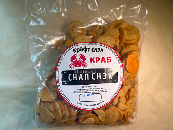 Снапсы ПШЕНИЧНЫЕ "Краб" в Дубне