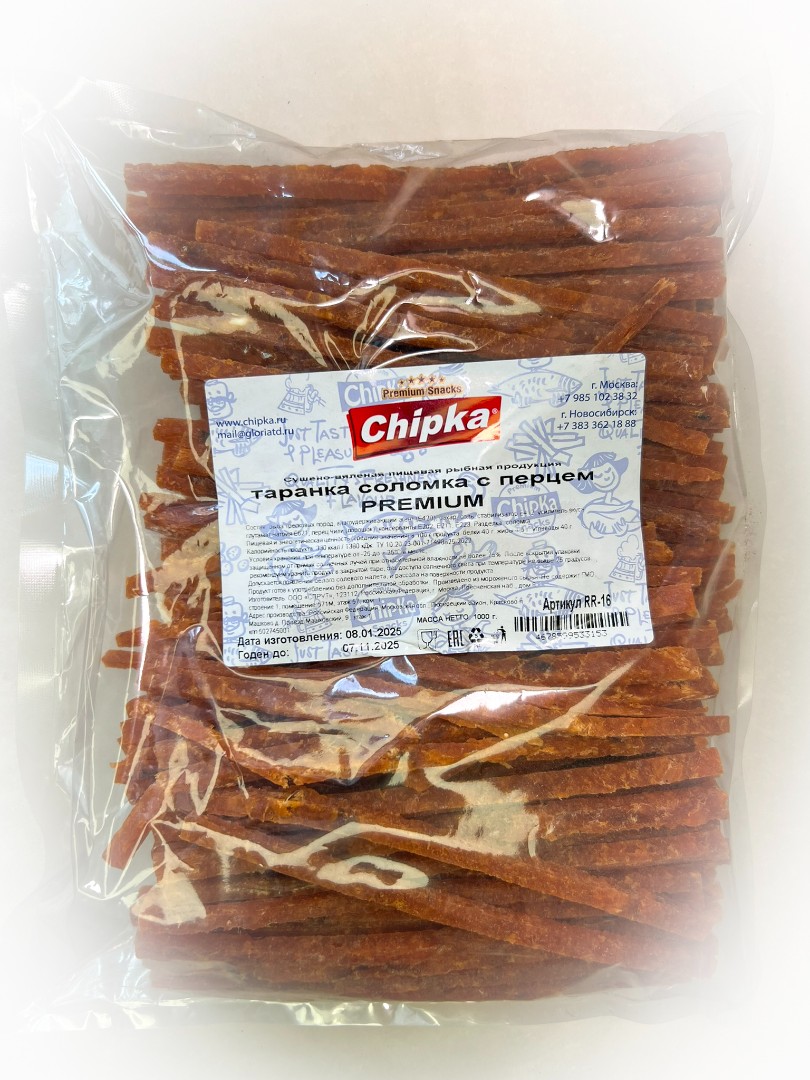 Таранка с перцем (соломка) (Chipka ПРЕМИУМ) в Дубне