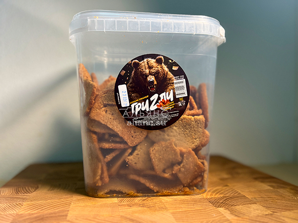 Ведро Ржаные гренки со вкусом Крылышки Барбекю (1 кг) в Дубне