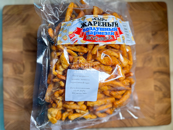Жареный сыр "ВКУСНЯШКА" со вкусом пармезан (500 гр) в Дубне