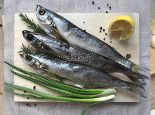 Кальмар щупальца (мелкие) холодного копчения: Чехонь вяленая