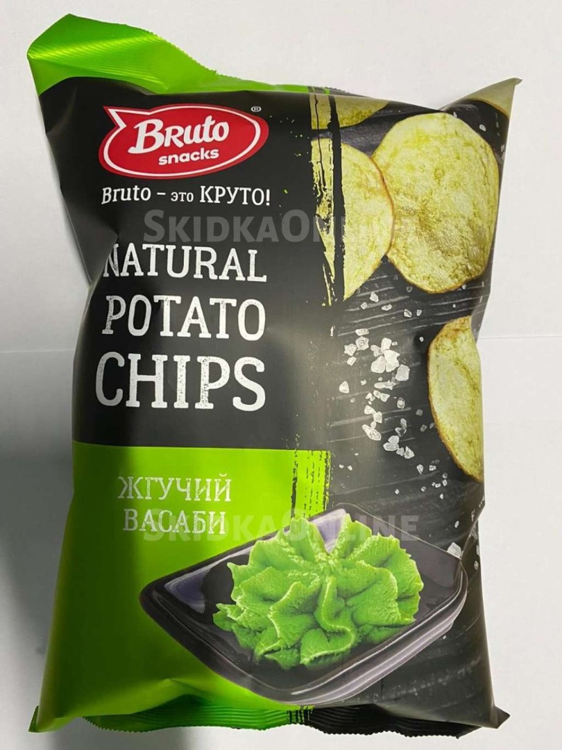 Картофель «Бруто» со вкусом васаби 130 гр. в Дубне