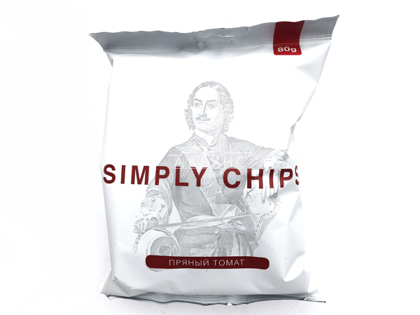 Картофельные чипсы "Simple chips" Пряный томат 80 гр. в Дубне
